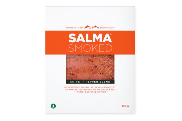 SALMA SMOKED skivet, pepper blend