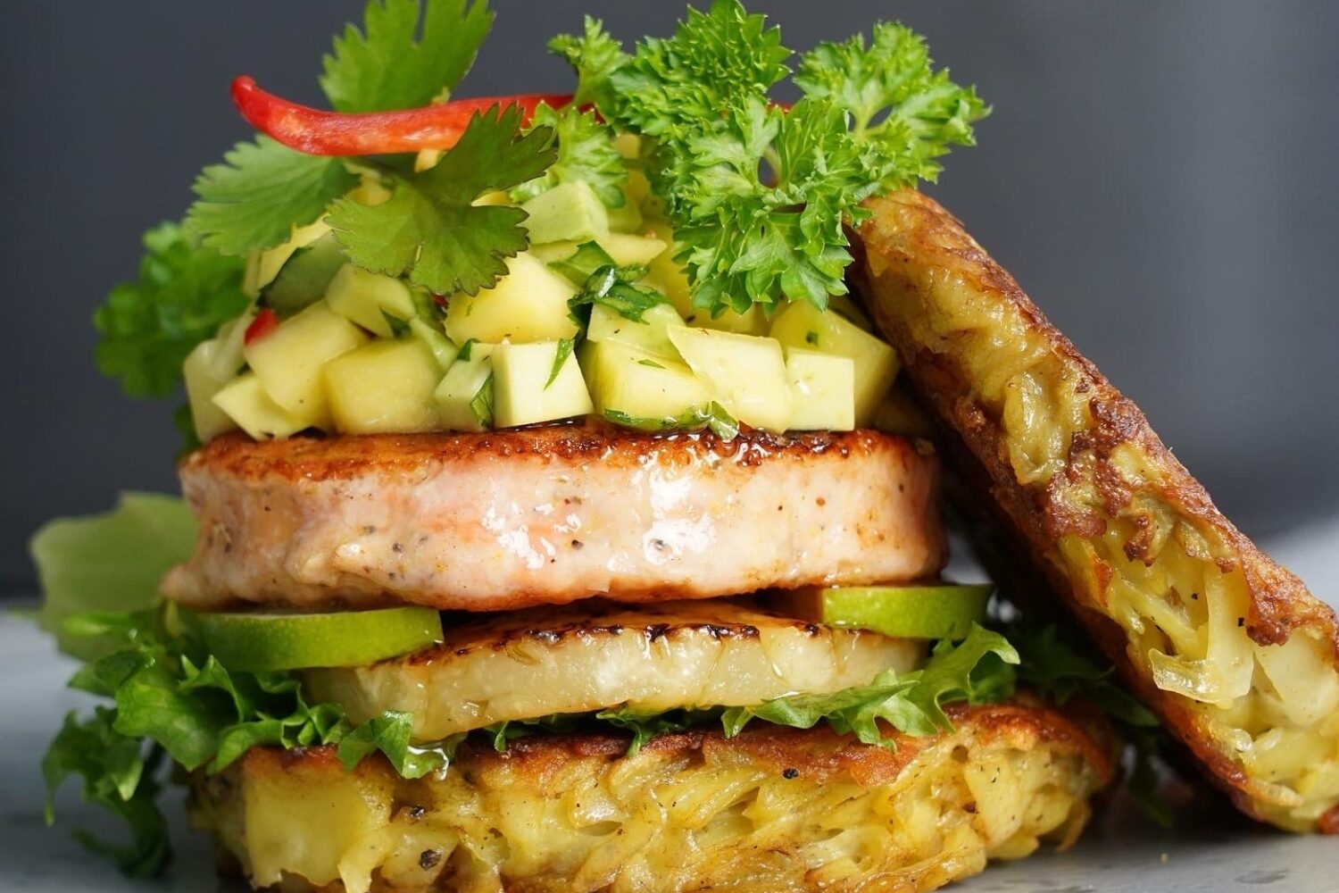 Salma Burger I Asiatisk Stil